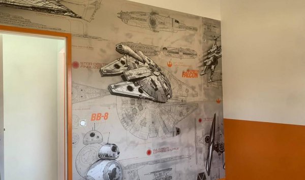 Pose de papier peint décoratif - Meylan - JKD Peinture